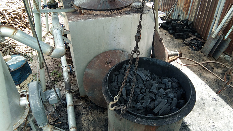 Smokeless charcoal for export